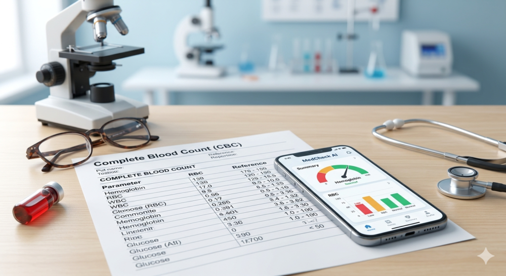 Reading Blood Test Results with MedCheck AI - How AI Analyzes Lab Reports